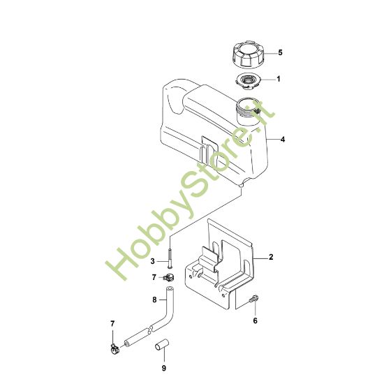 Picture of K - Serbatoio carburante FJ180V-AM93